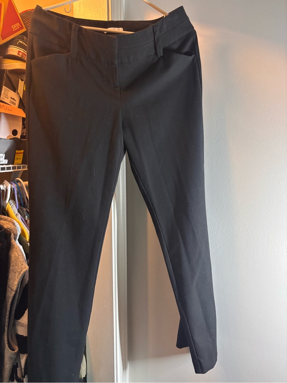 New York & Company Black Skinny Ponte Pants
